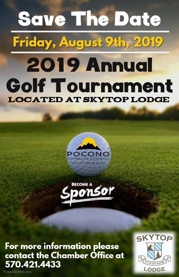 2019 Pocono Chamber Golf Tournament at Skytop Lodge August 9th 